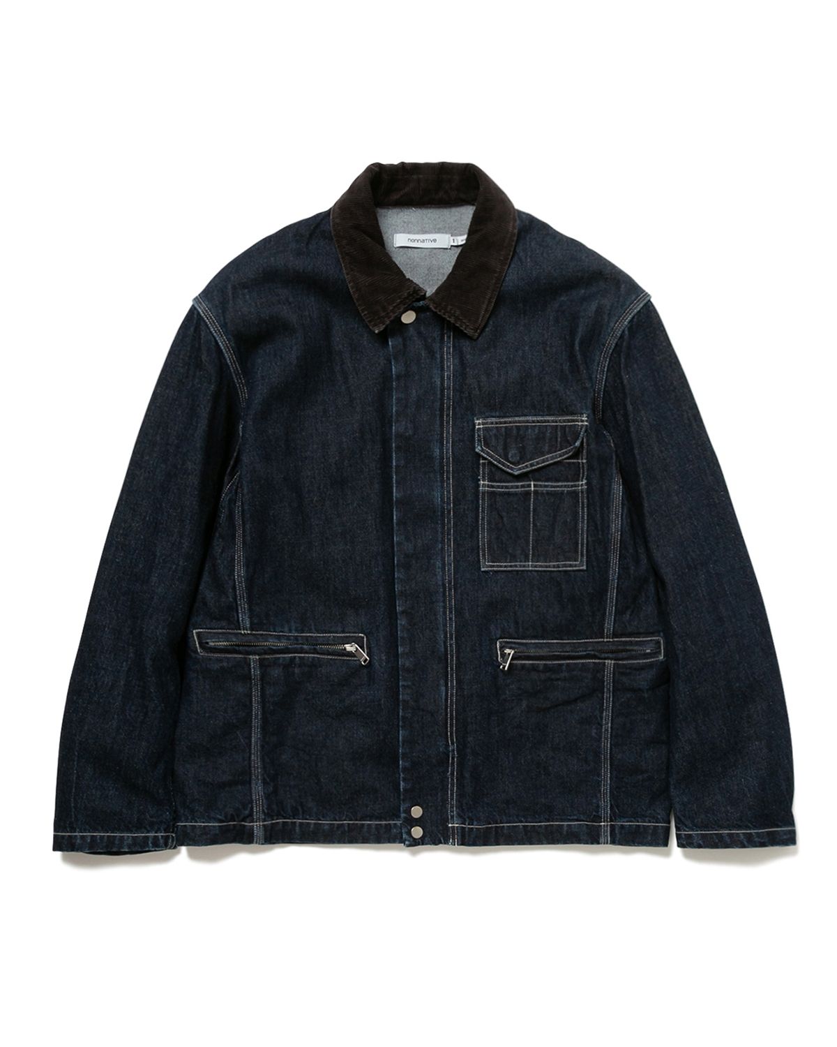 nonnative - WORKER JACKET COTTON 10oz DENIM RW / INDIGO / ワークデニムジャケット |  Stripe Online Store