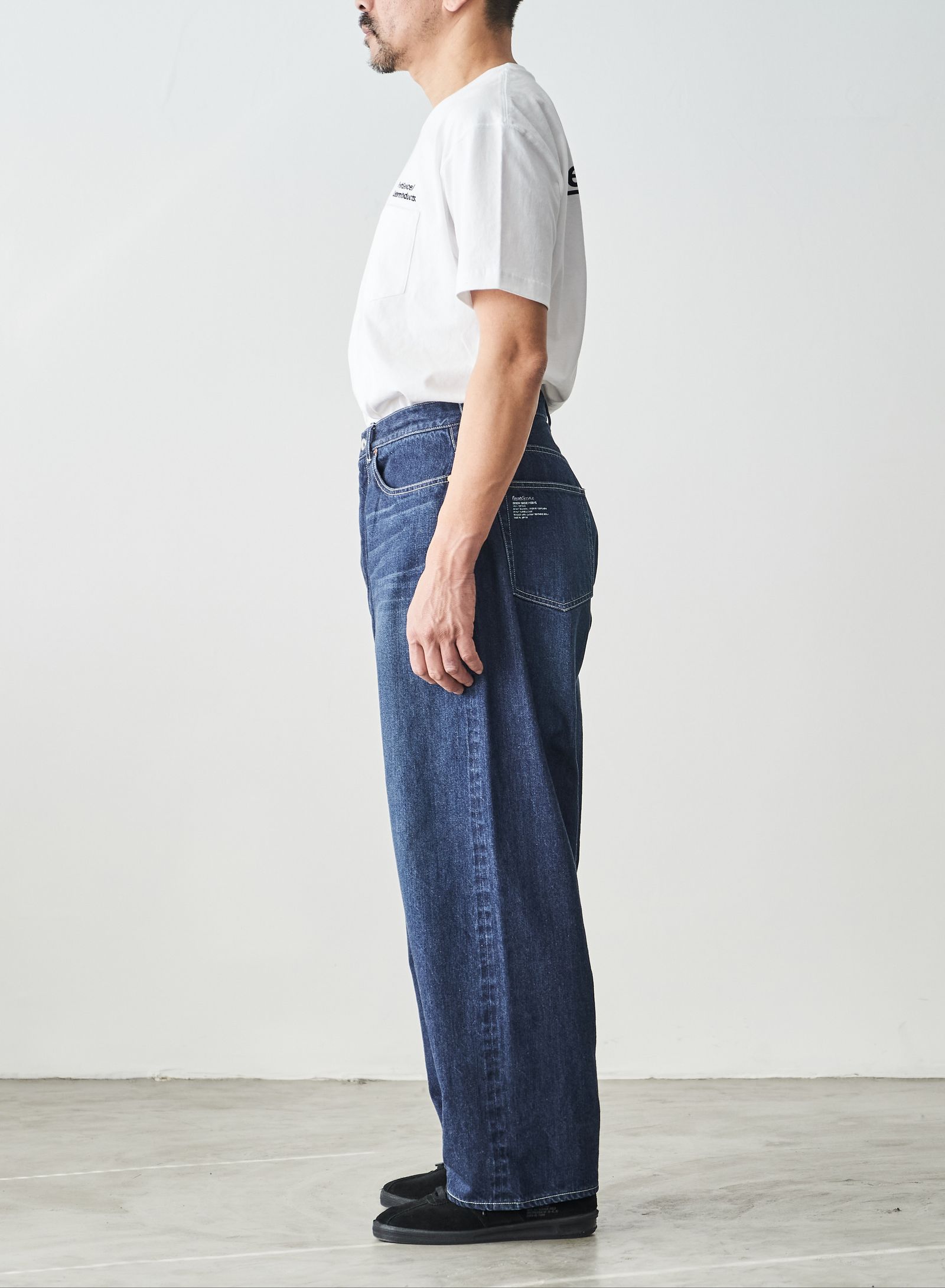 DENIM WIDE PANTS / デニムワイドパンツ - M