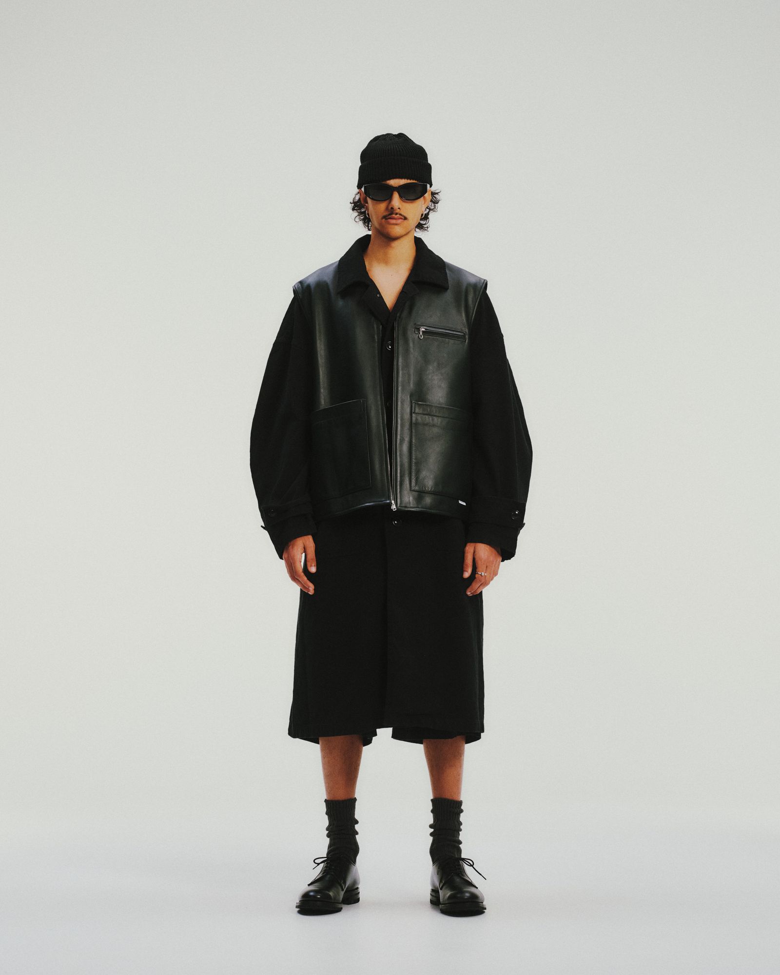 Linen Watch Cap / BLACK /  ビーニー / CTE-26S502