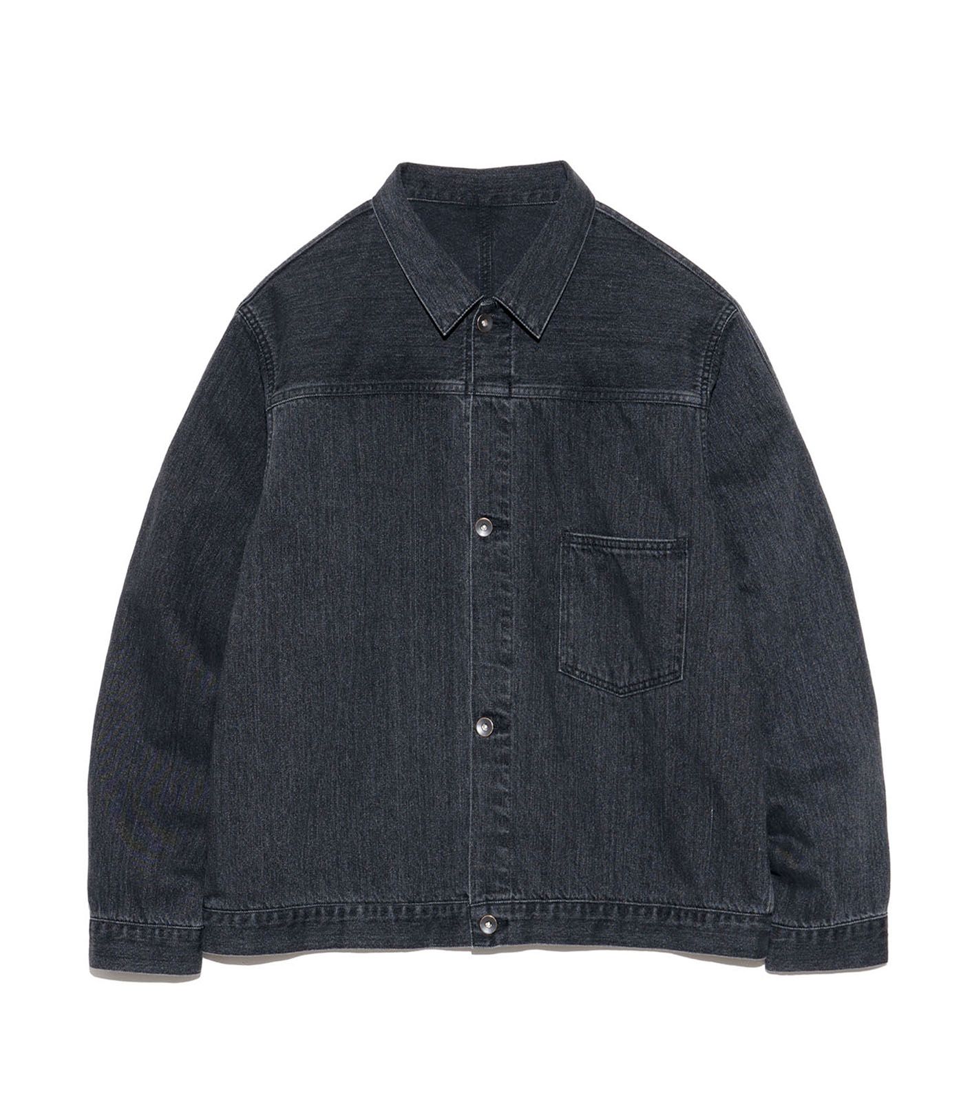 Short Denim Jacket / H(Gray)