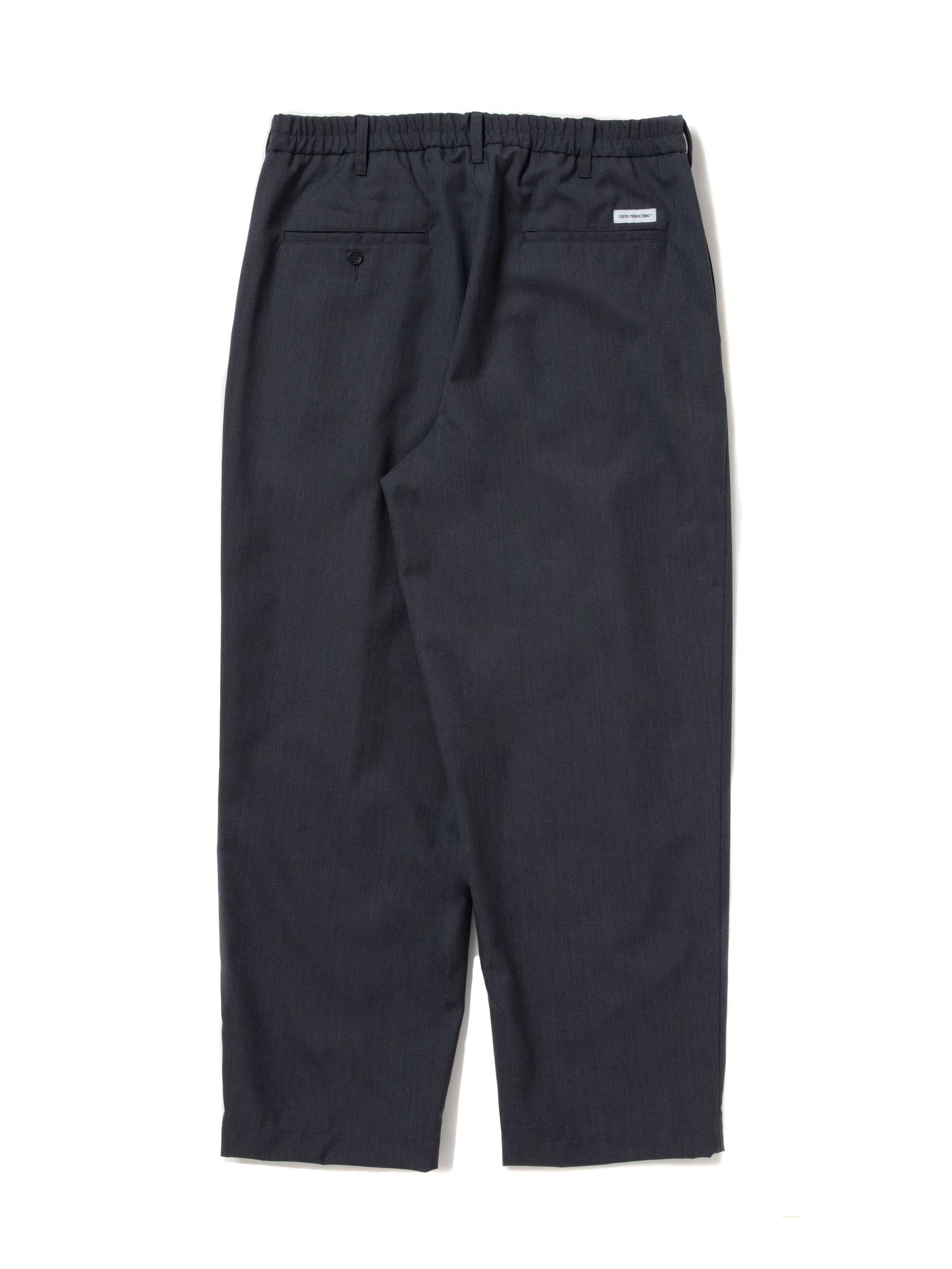 T/W Saxony 2 Tuck Wide Easy Trousers / GRAY /  2タックイージーパンツ / CTE-25A107
