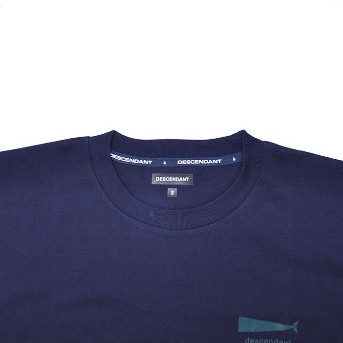 DESCENDANT CACHALOT SS Tシャツ ネイビー XL 4 - Tシャツ/カットソー