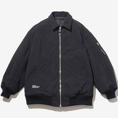 TACTICAL WOOL BOMBER JACKET / BLACK