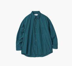Graphpaper - Broad L/S Oversized Regular Collar Shirt / GREEN