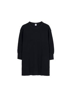 THERMAL SHIRT 3/4 / BLACK