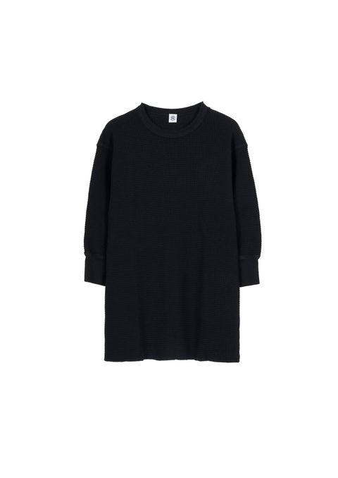 THERMAL SHIRT 3/4 / BLACK