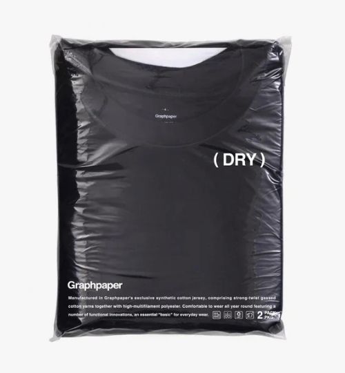 Graphpaper - グラフペーパー24SS Double Face Jersey L/S Crew