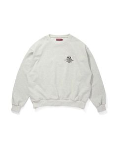 H&S Sweat Shirt(25aw) / L-GRY / ロゴ入りスウェット