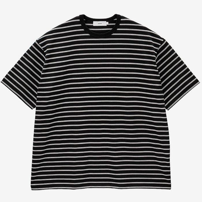 Tri Spun Border S/S Tee / Black×White