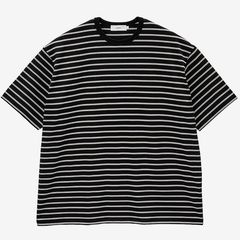 Tri Spun Border S/S Tee / Black×White