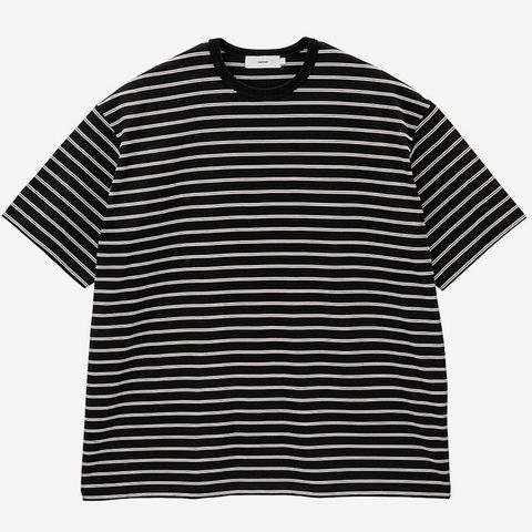 Tri Spun Border S/S Tee / Black×White