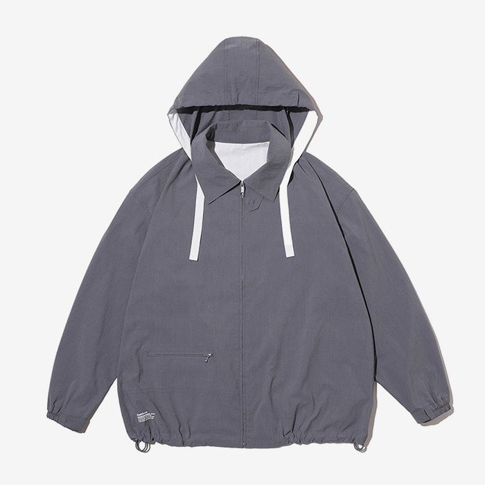 SEERSUCKER MARINE JACKET / GRAY × GRAY