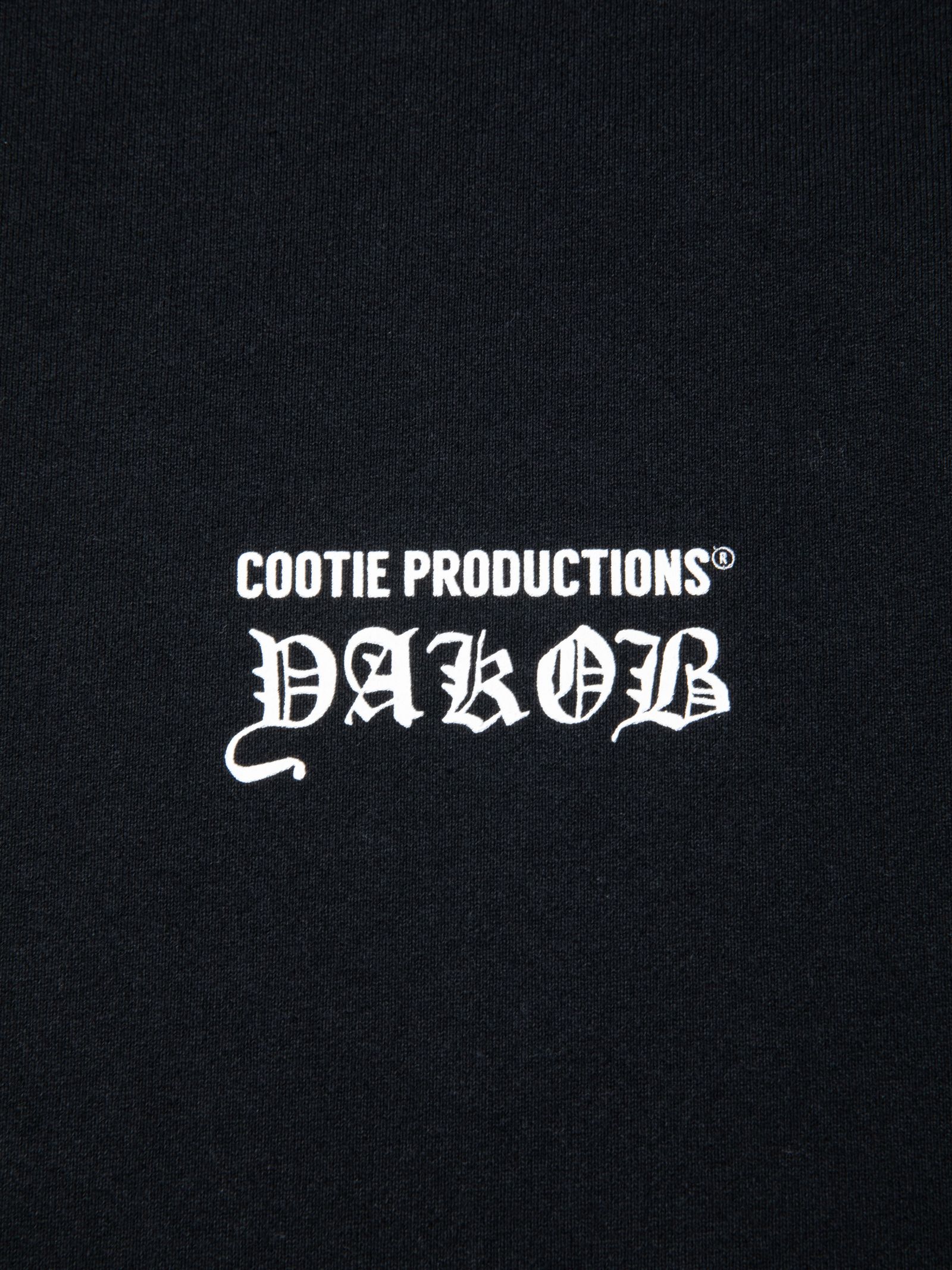 COOTIE PRODUCTIONS - Open End Yarn Sweat Crew (MARY) / BLACK