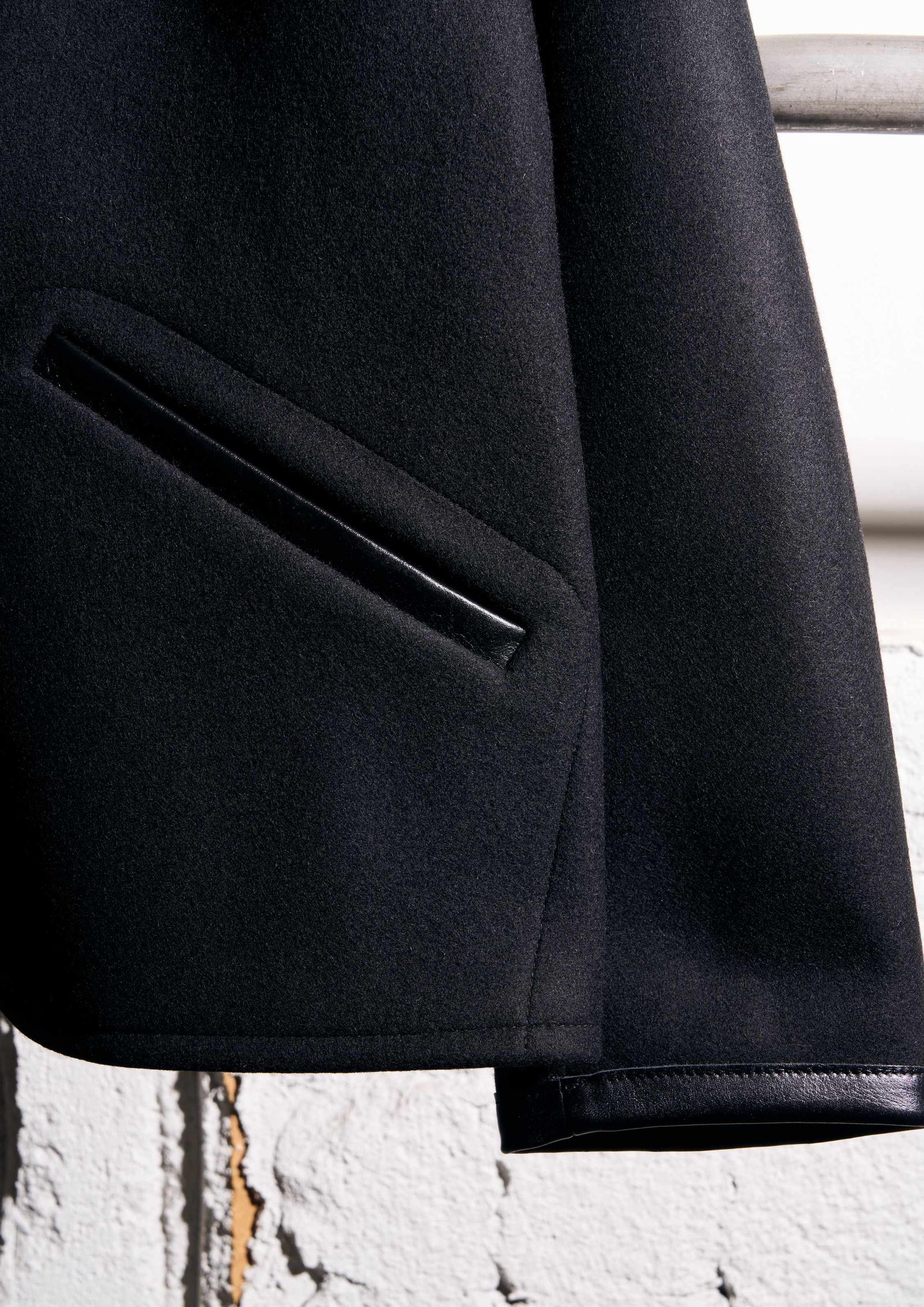 MELTON GS JKT / BLACK / コサックジャケット