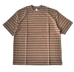 Horizontal Striped Tee / Brown Stripe
