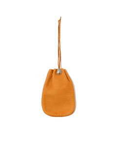 DEER SKIN DRAWSTRING / YELLOW