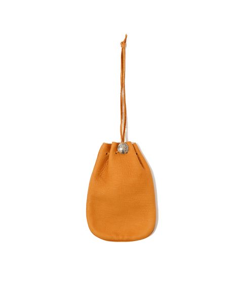 MASSES - DEER SKIN DRAWSTRING / YELLOW | Stripe Online Store
