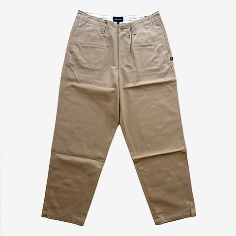 DC-6 ORGANIC COTTON TWILL TROUSERS / KHAKEE
