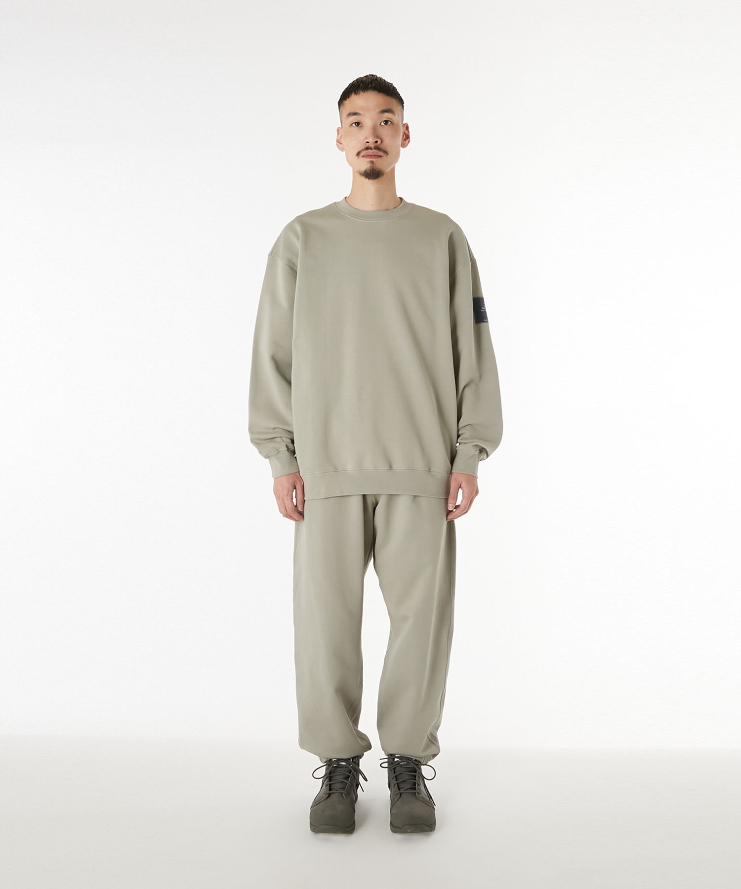 9252-CS81 / CREWNECK SWEATSHIRT / BLACK / ミリタリースウェット