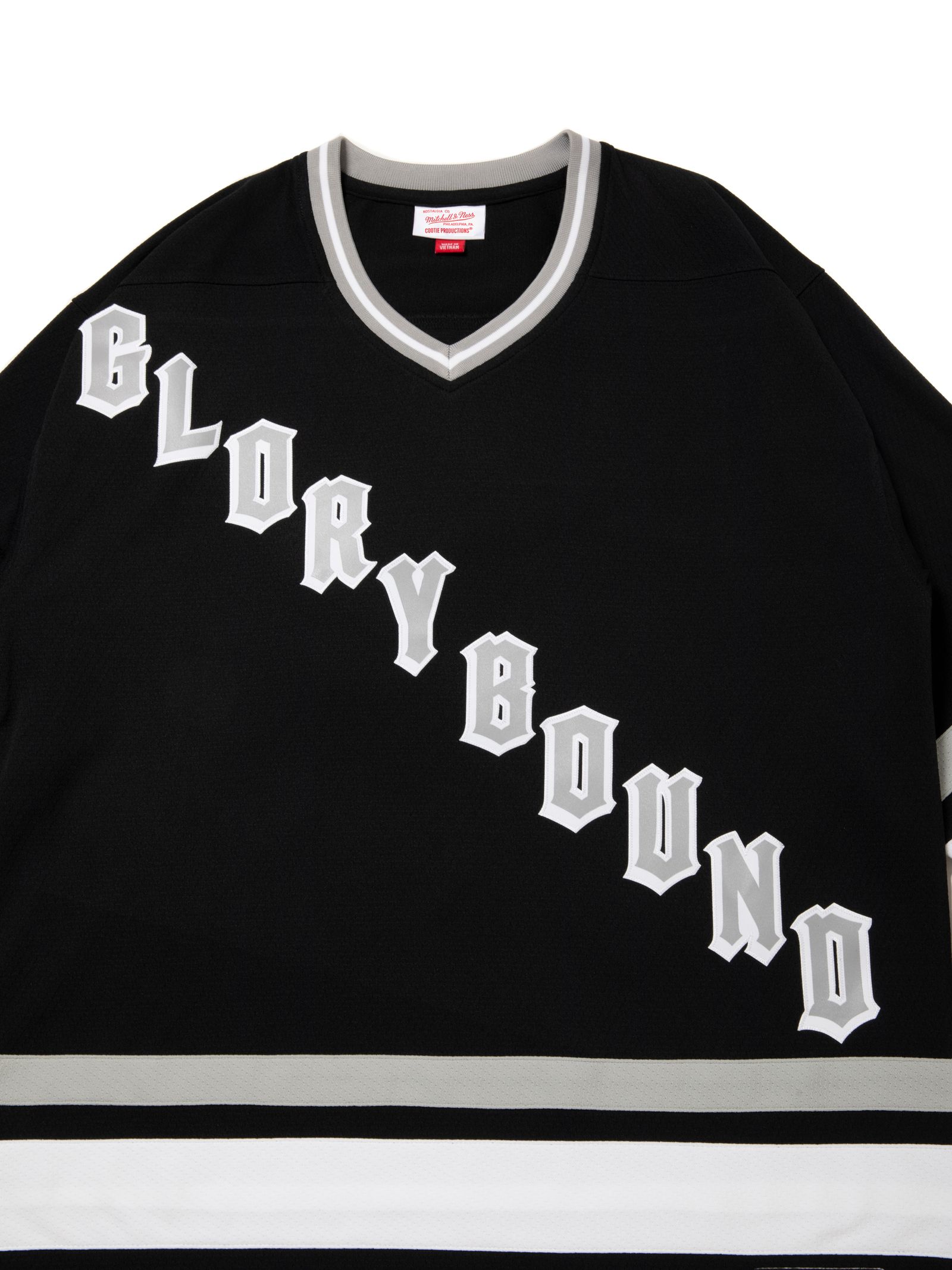 HOCKEY JERSEY / BLACK /  MITCHELL & NESSコラボ / MTL-CTE-01