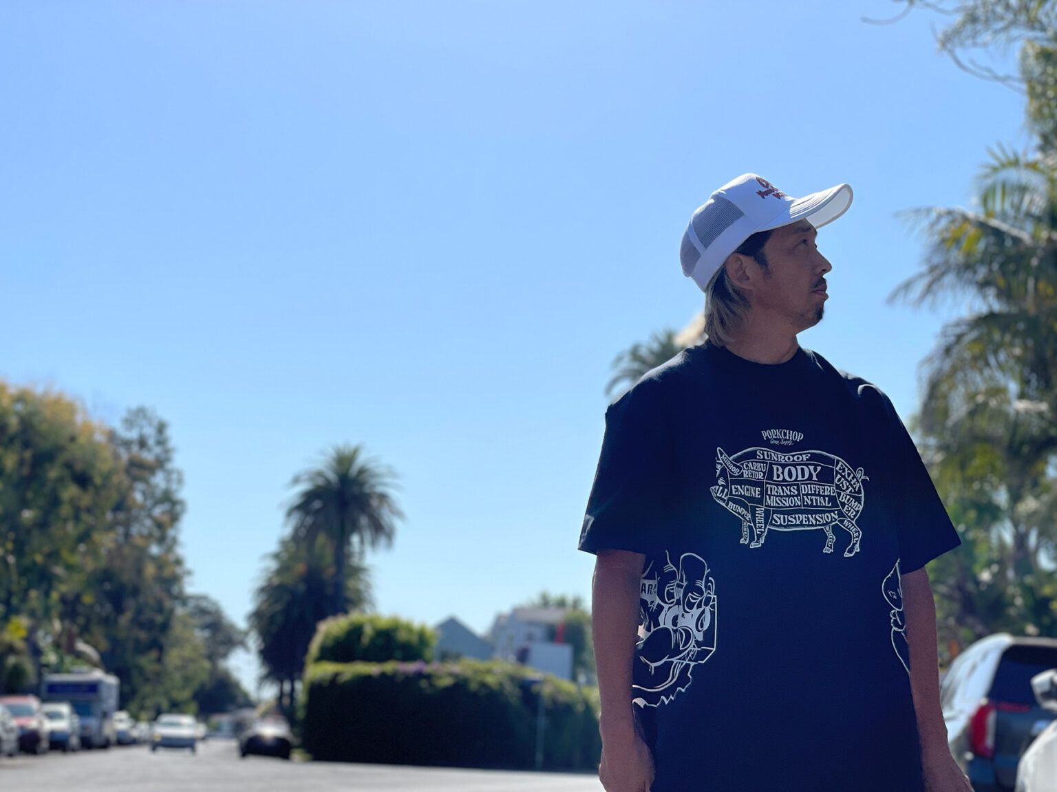 24 MULTI LOGOS TEE / WHITE / マルチロゴプリントティー