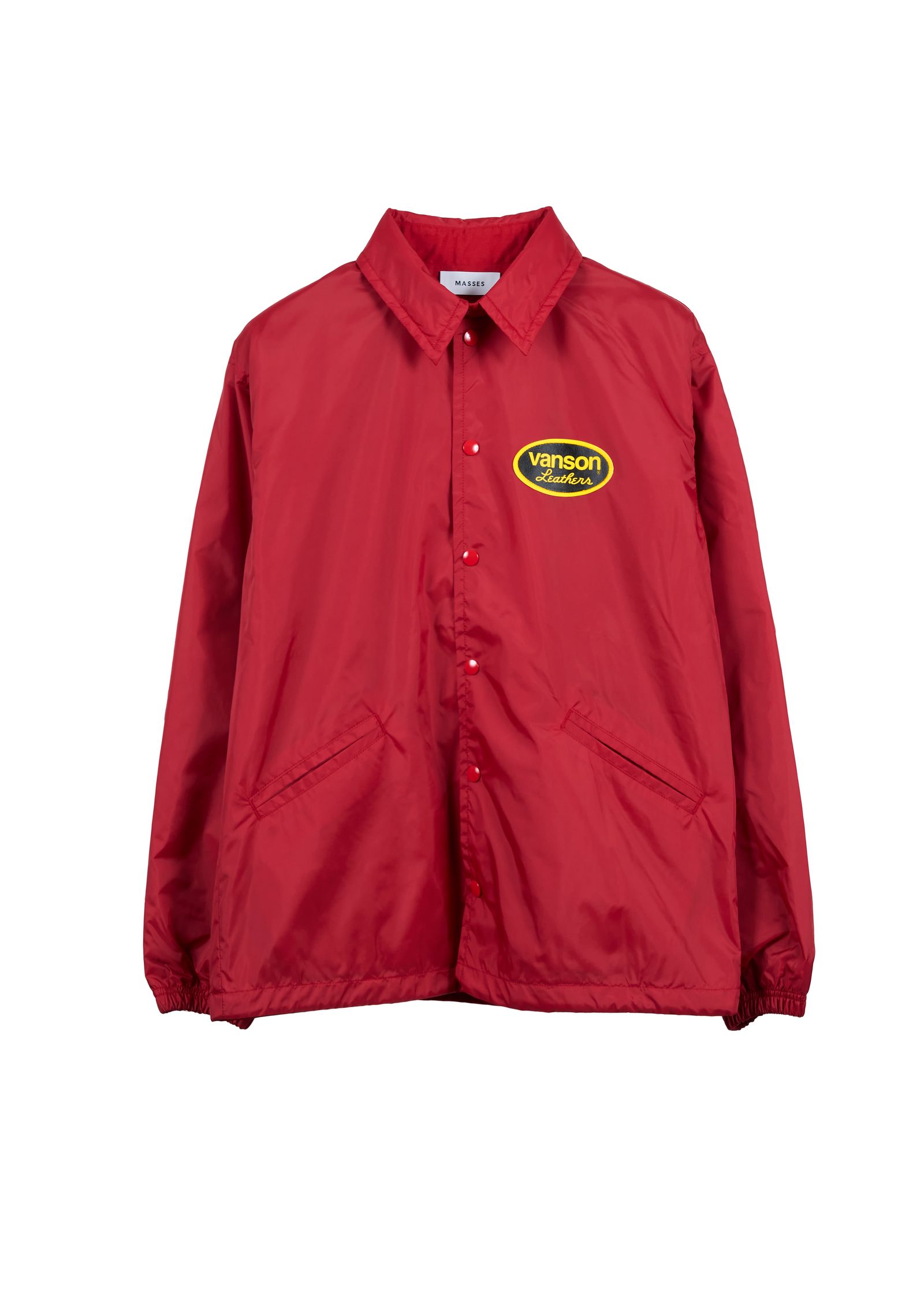 VANSON × MASSES NYLON JKT / RED / VANSONコラボレーション