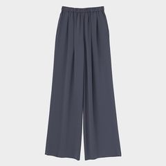Women / Satin Easy Wide Pants / C.Gray