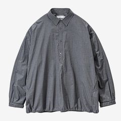 Seersucker Pullover Shirt / Gray