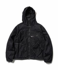 CPG RHOMBUS POCKET FADE DENIM JACKET / BLACK / デニムジャケット / FS1881