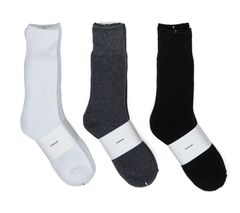 Graphpaper 3-Pack Socks / Monotone