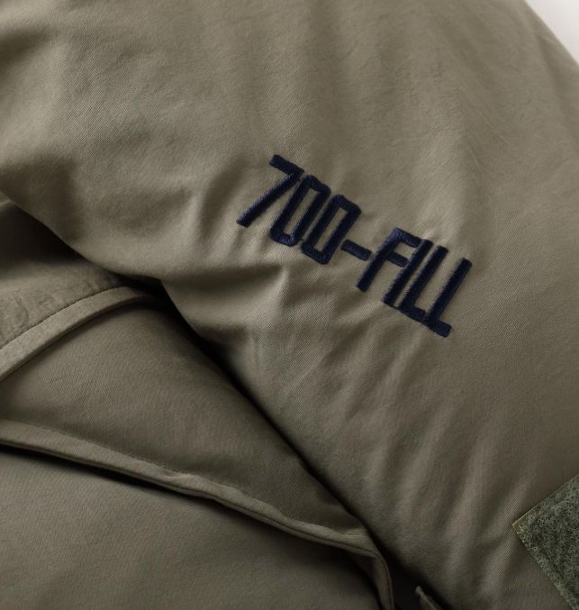 Stripes For Creative - GOZILLA 700FILL PARKA / Olive | Stripe 
