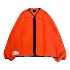 KNOT FLEECE CARDIGAN / ORANGE