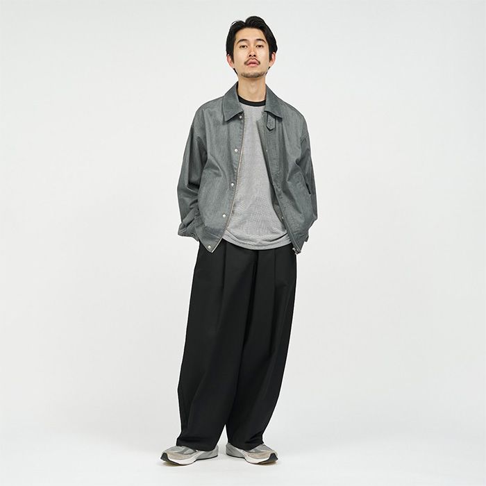 CORPORATE WIDE EASY PANTS / BLACK
