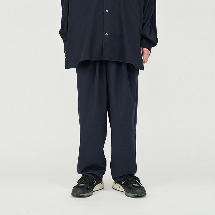 A*U様 freshservice coolfiber黒セットアップ定価3.5万 FreshService(フレッシュサービス) COOLFIBER OPEN COLLAR S/S