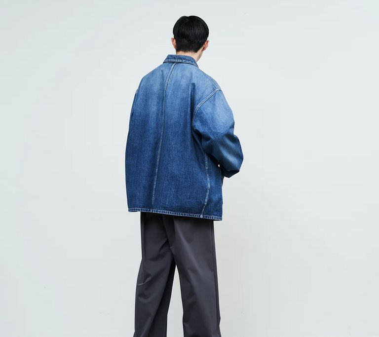 Graphpaper - Selvage Denim Coverall-DARK FADE | Stripe Online