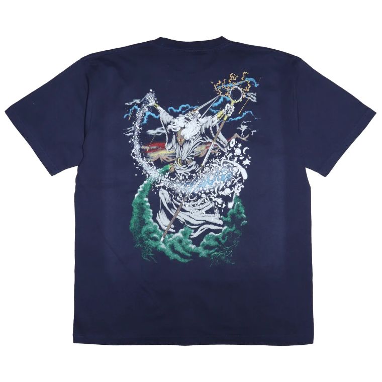 WIZARD T SHIRT / NAVY / プリントシャツ