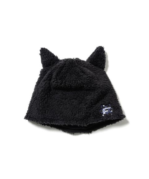 FLEECE FOX BEANIE / BLACK / フリースボアビーニー / FS1838