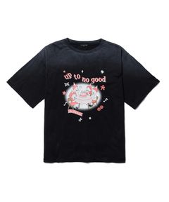 "PARTY" TEE / BLACK / プリントティー