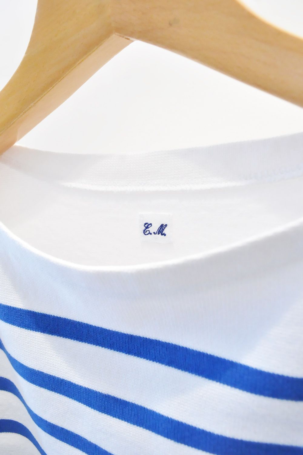 French Panel Border / WHITE×BLUE