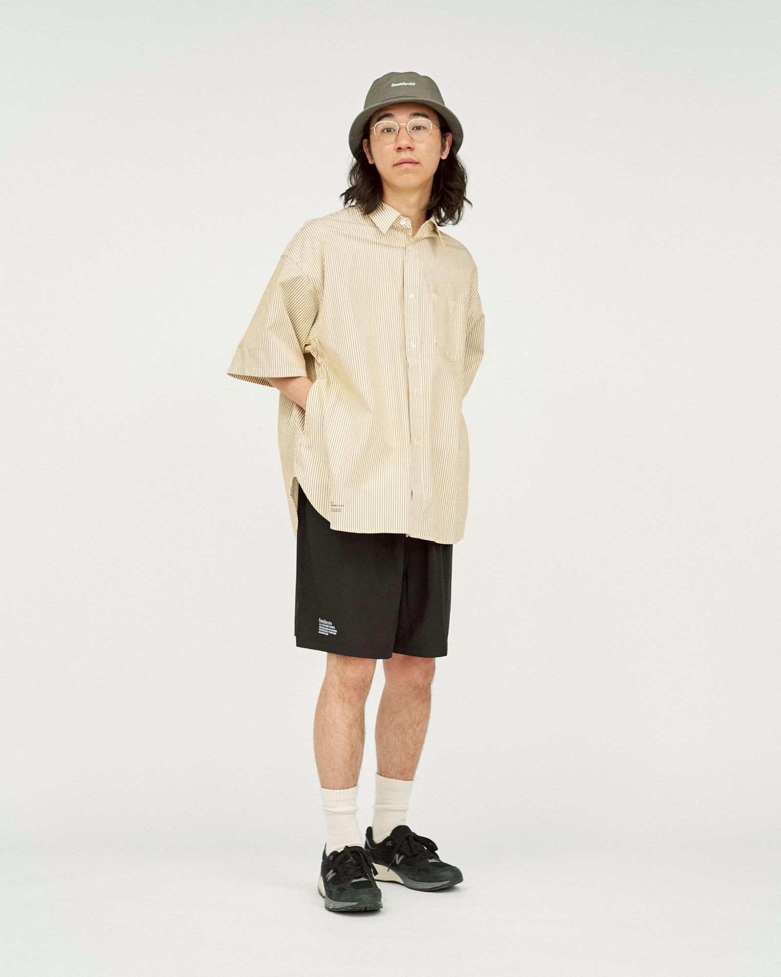 【美品】FreshService ブラック オールウェザーショーツ Fresh Service (フレッシュサービス) ALL WEATHER SHORTS