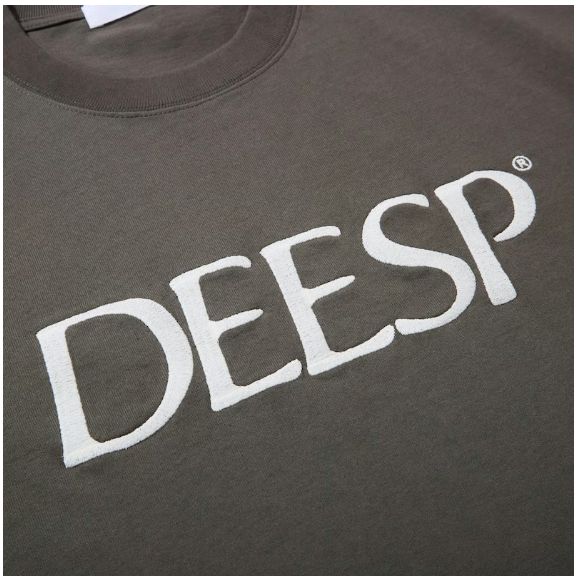 Embroidererd LZR Tee / Graphite /  ロゴ刺繍ティー