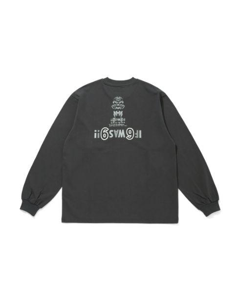 "HideandSeek×Toru Nishiura" The H&S L/S Tee / C-GRY / L/Sシャツ