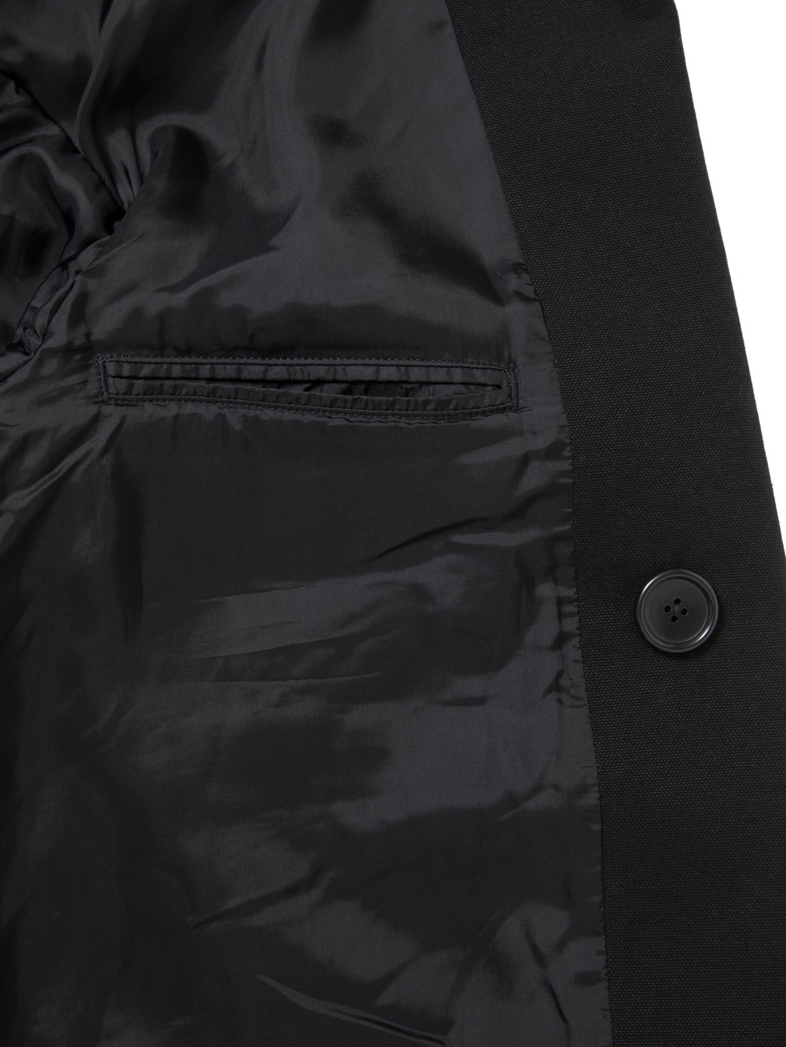 Nidom Cotton Duck Pea Coat / BLACK / ピーコート