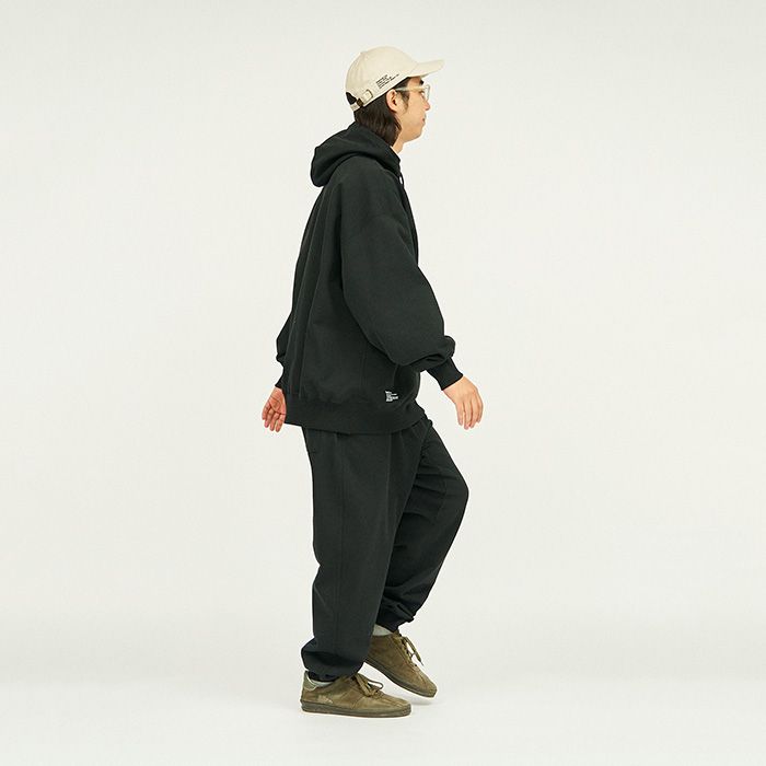 LIGHT OZ PULLOVER HOODIE / BLACK