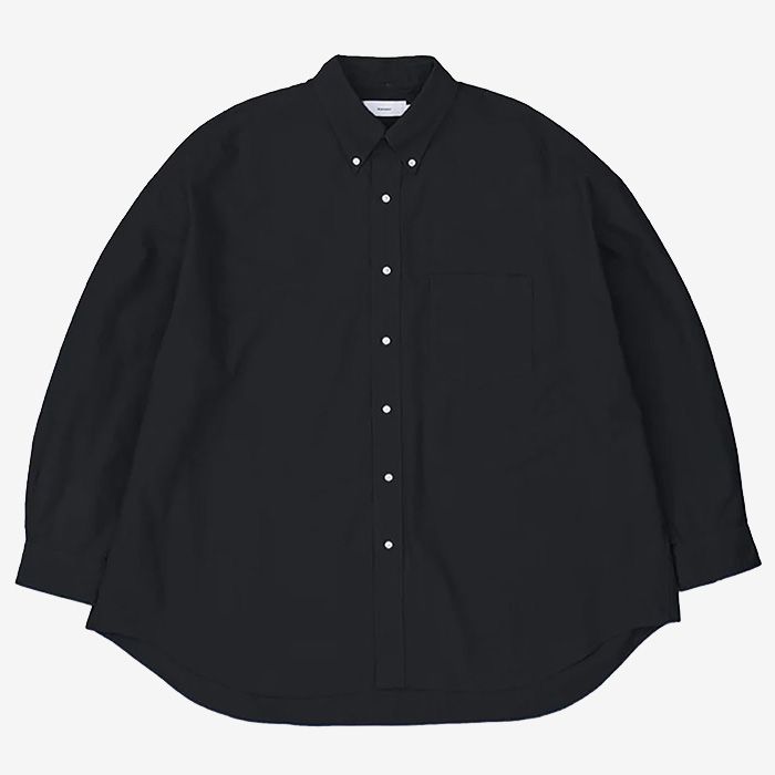 Oxford L/S Oversized B.D Shirt / Black