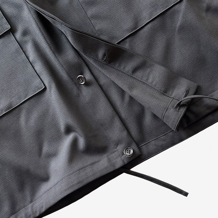 Women / Wool Ripstop Shirt Blouson / Black