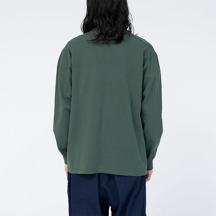 7oz Long Sleeve Pocket Tee / SW(Spruce x Off White)