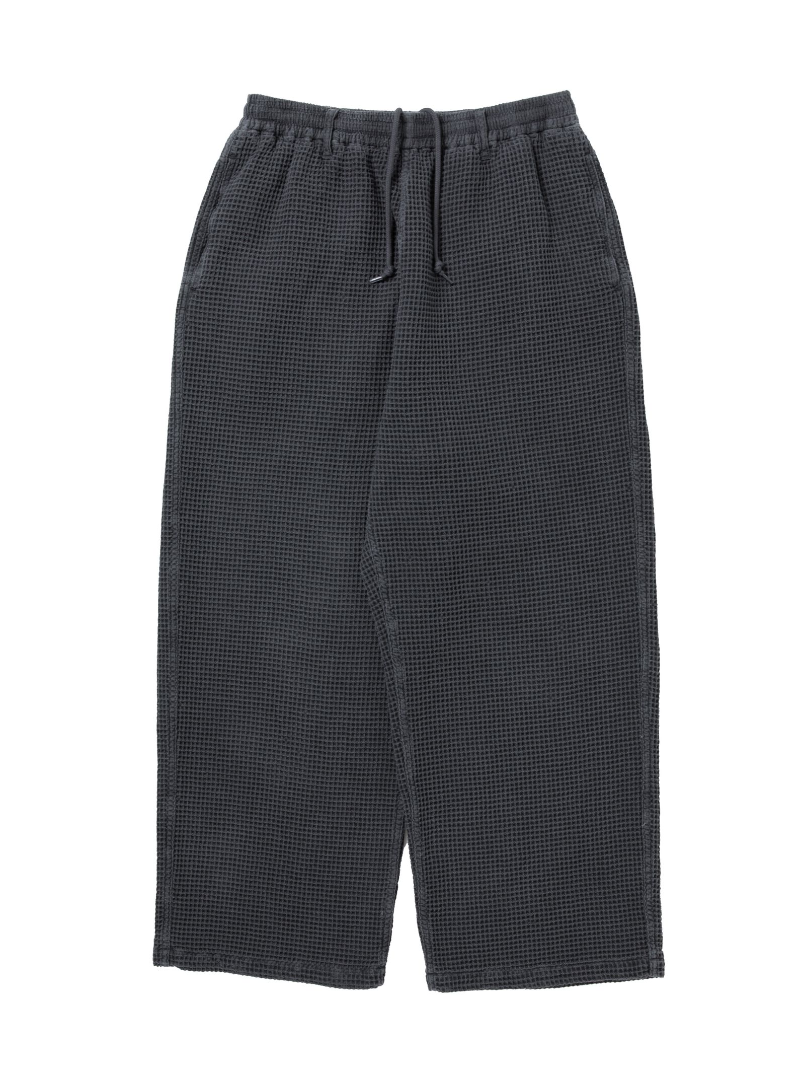 Pigment Dyed Waffle Easy Pants / BLACK /  ワッフルイージーパンツ / CTE-25A106