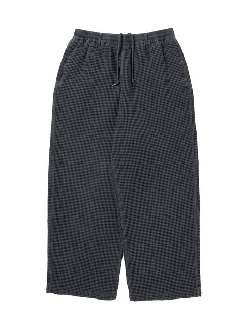 Pigment Dyed Waffle Easy Pants / BLACK /  ワッフルイージーパンツ / CTE-25A106