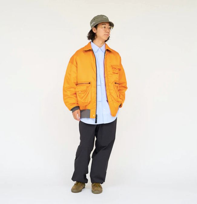 FreshService - FLIGHT NYLON REVERSIBLE SWING TOP BLOUSON / NAVY